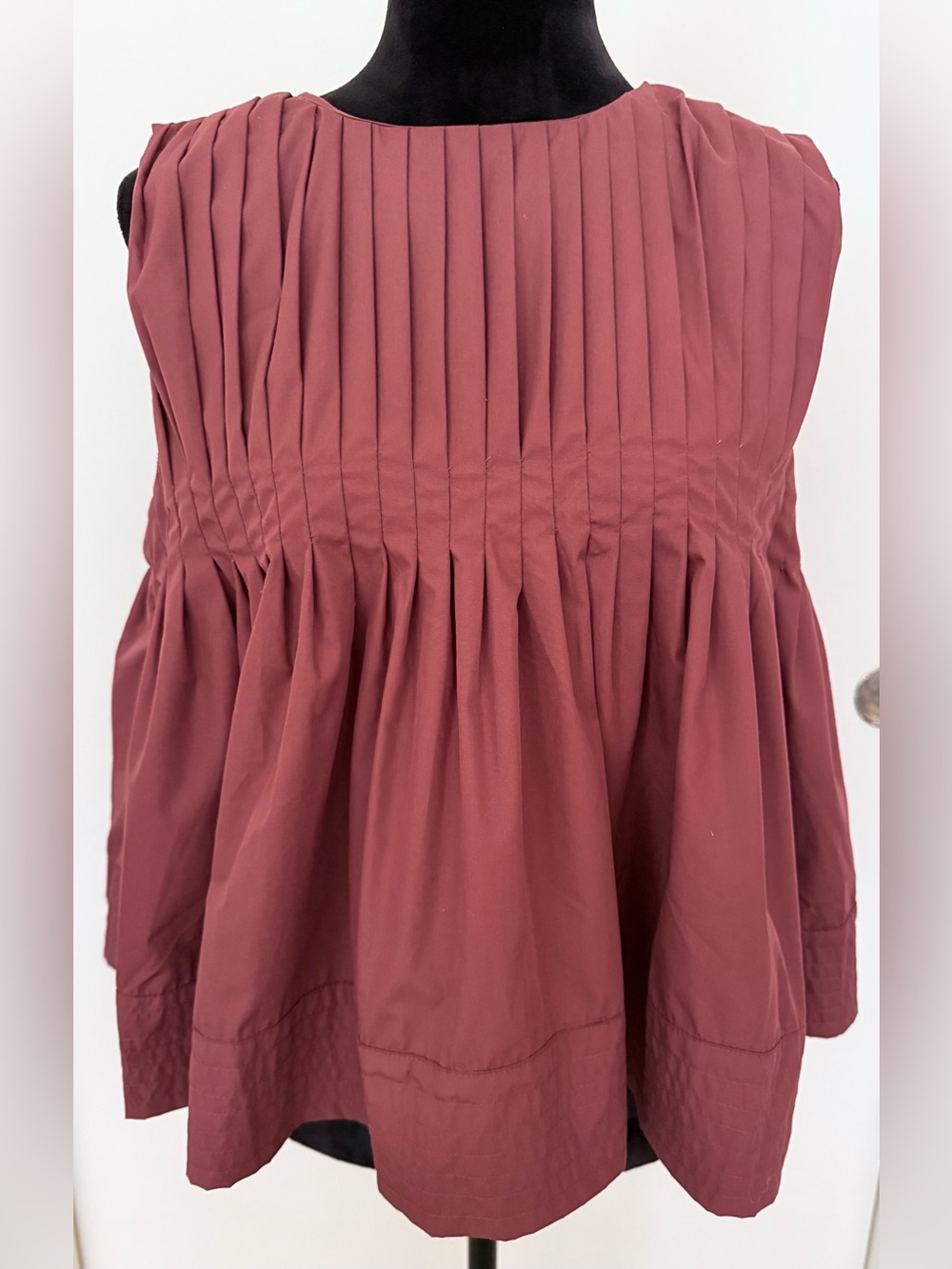 SHEIN Pleated Structured Swing Blouse - Size L - Picture 2 of 5